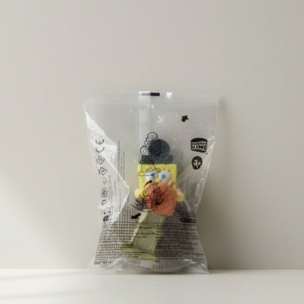 SpongeBob SquarePants Movie Burger King Toy | New In Package | Vintage BK Jr